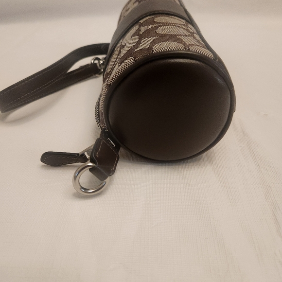 Coach Brown and Tan Wristlet - Picture 6 of 7